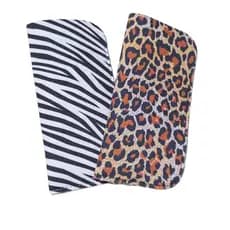 Estojo para Oculos de Grau Estampa Zebra Onça Estojo Porta Óculos de Sol Feminino Masculino Capinha
