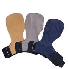 Luva Hand Grip Couro Camurça com Neoprene para Crossfit e Academia