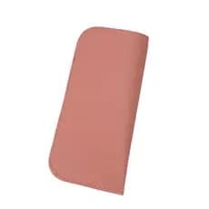 Capinha Porta Oculos de Sol Rosa Estojo para Oculos de Grau Feminino Masculino Couro Sintetico Rosa