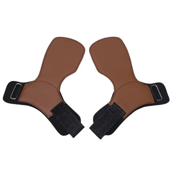 Luva Hand Grip Couro Sintético Castor com Neoprene para Crossfit e Academia Hipertrofia