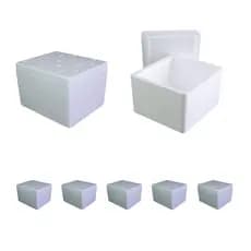 5un - Caixa de isopor EPS 250ml tamho PP - 11x9,5x7,5 cm