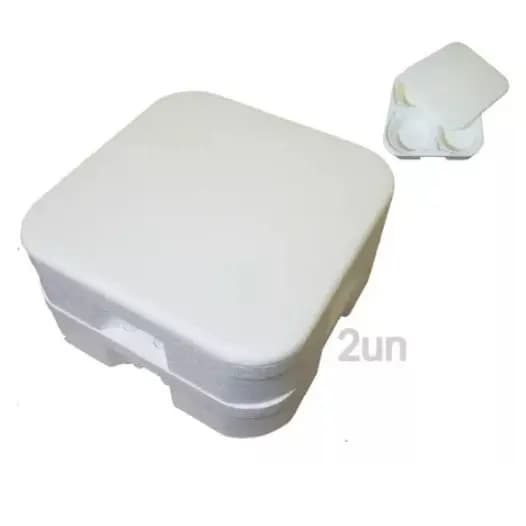 2un Porta Marmitex De Isopor Nº 8 + 2 Tampa Bandeja Bang isopor