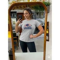 T-shirts Country Feminina Blusinha Slim Cowboy