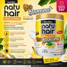 Creme Para Pentear Natuhair Yes! Banana 1kg