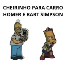 CHEIRINHO AUTOMOTIVO PARA CARRO – HOMER E BART SIMPSON | ESTILO, EXCLUSIVIDADE E AROMATIZADOR