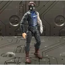 Boneco Soldado Invernal Bucky Barnes 16cm Articulado!!!