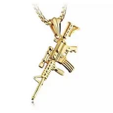 Colar Arma Ostentação Gold