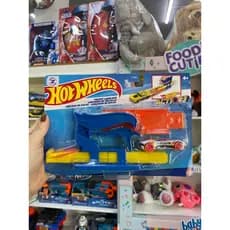Hot Wheels Action Lancador Basico Carro Menino Brinquedo Azul Mattel