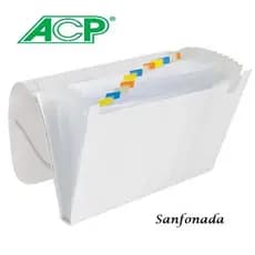 Pasta Sanfonada Plastica A4