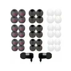 12 Peças Ponteiras De Borracha P/ Fones De Ouvido 3 Cores, Tamanhos P/M/G
