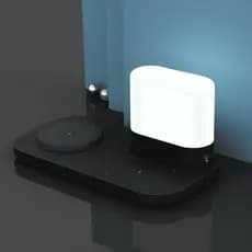 Carregador Sem Fio 3 EM 1 Wireless Indução Fast H'maston Samsung - Apple Iphone Apple Watch Suporte Samsung