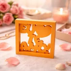 Quadro Decorativo Sala Quarto Eu Te Amo Presente Romântico Dia dos Namorados Dias das Mães Amor