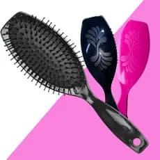 Escova Pente De Cabelo Massageador De Couro Cabeludo desembaraça todos os tipos de cabelo