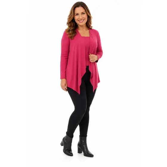 Cardigan Casaquinho Feminino La Lanzinha – Agasalho de Inverno Elegante e Confortável