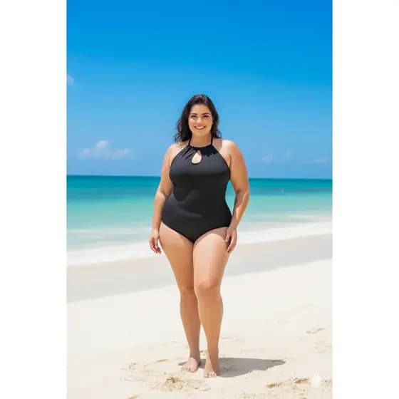 Body Maiô Plus Size Gota – Elegância e Conforto para o Verão