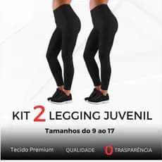 Kit 2 Calças Flare Juvenil Feminina | Tendência Blogueirinha | Tecido Resistente | Envio Rápido