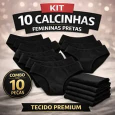 Kit 10 Calcinhas Infantil e Juvenil ou Variados Suplex Premium Conforto e Elasticidade Tamanhos 2 ao 17