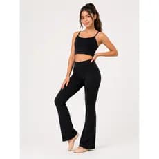 Calça Flare Infantil Suplex Feminina – Do 4 ao 16 | Conforto e Estilo