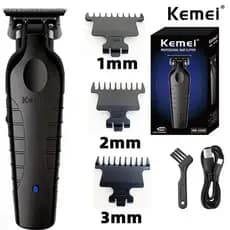 Máquina de Acabamento e Corte de Cabelo e Barba Kemei 2299