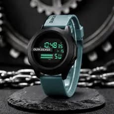 Relógio Digital QUIKSILVER Sem Caixa Pulseira De Borracha