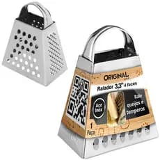 MINI RALADOR 4 FACES INOX ORIGINAL 3,3" SL0227