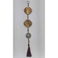 ADORNO DE PORTA SÃO BENTO LASER OURO VELHO  521