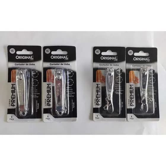 CORTADOR DE UNHA ORIGINAL LINE 2 UNIDADES 5,2cm OU 7,5cm