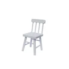 Cadeira Infantil em MDF 23cm de Altura Branco