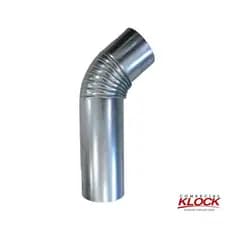 Curva Galvanizada 45° Para Fogão a Lenha 110mm