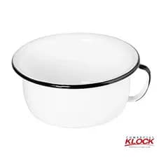 Urinol Pinico Esmaltado Ewel - 24cm - 3,2L Branco