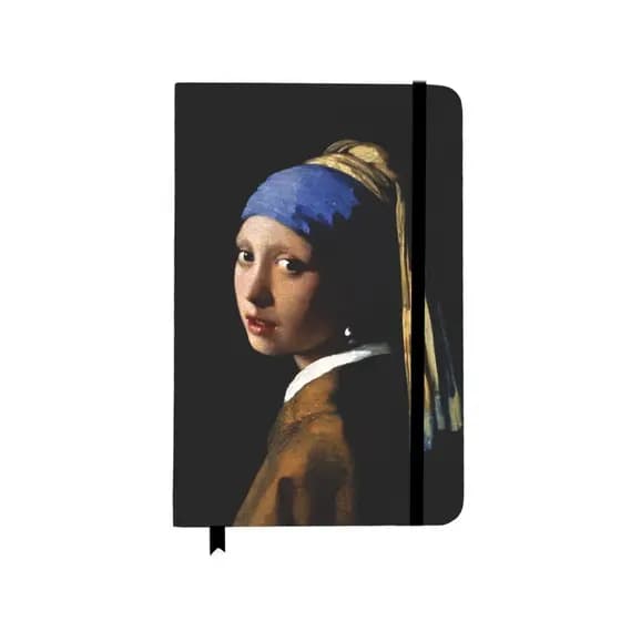 Caderneta Sketchbook Johannes Vermeer Moça Brinco de Pérola