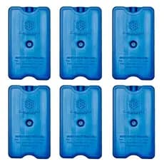 6 Gelox Placa De Gelo Reutilizável Bolsa Térmica Cooler Caixa Térmica Gel 200ml