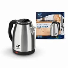 Chaleira Elétrica De Aço Inox E Planeta Tech 1,8 Litros Prateado 127v