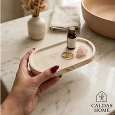 Bandeja Orgânica | Organizador de Jóias e Acessórios Produto Artesanal
