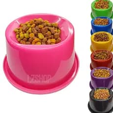 Comedouro gato alto pote de ração Postura Correta elevado Anti Formiga Ergonomico