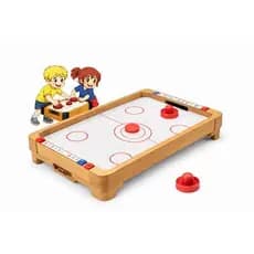 Mini Hockey Mesa Infantil Jogo Interativo Ventilador Eletrico Diversao Compacto
