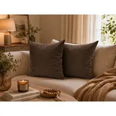 Kit 2, 4 ou 6 Capas de Almofada Suede, Toque Aveludado Macia Decorativa (Zíper Escondido)