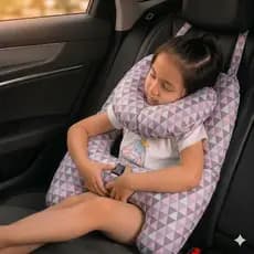 Almofada H para Viagens com Apoio de Pescoço