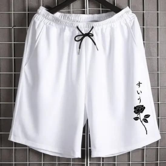 Bermuda Moletom Esportivo Marculino Shorts Com Bolsos Laterais Elsástico e Cordão