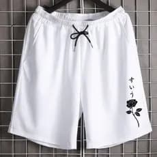 Bermuda Moletom Esportivo Marculino Shorts Com Bolsos Laterais Elsástico e Cordão