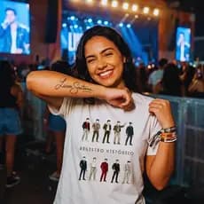 Camiseta Luan Santana Registro Luanete Histórico Tendência Fã Cod 834
