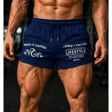 Bermuda Academia Dry Fit Masculina Treino Intenso Musculação Confortável Respirável Com Bolsos COD783