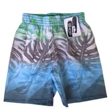 Bermuda de Elástico Menino Infantil e Juvenil Masculina Estampado Praia
