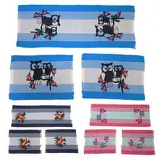 03 Kits de Tapetes Passadeira Para Cozinha e Banheiro Com 03 Peças Cada