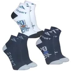 Kit 12 Pares De Meias Adulto Feminina Masculinas Cano Curto Atacado Barato Sortidas