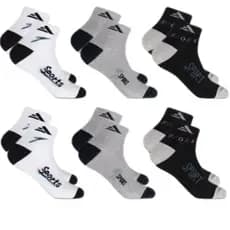 Kit 12 Pares De Meias Adulto Masculinas Cano Curto Cores Sortidas Atacado Barato Curta