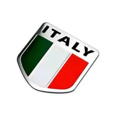 Acessorios Aplique Emblema Italia Metálico Fiat 500 Toro Argo Cronos Punto Uno Siena Palio Strada Doblo Mobi