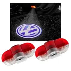 Acessorios Led Luz Cortesia 2 Portas Logo Porjetor Porta Vw Golf Mk4 1999 A 2014 Bora
