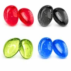 Kit 4 Pares Protetor Orelha De Silicone Santa Clara Protege contra Queimadura Chapinhas e Escovas