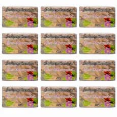 Kit 12 Sabonetes Naturais de Rosa Mosqueta 90g – Clareador, Hidratante e Antissinais Aroeira